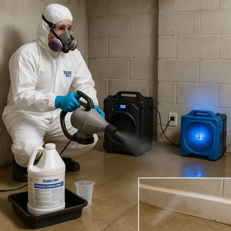 Sanitization and Odor Removal process in Franklinville, NC