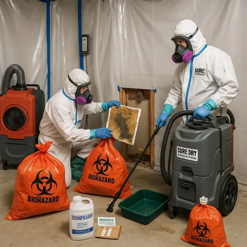 Contaminated Water Handling Protocols process in Franklinville, NC