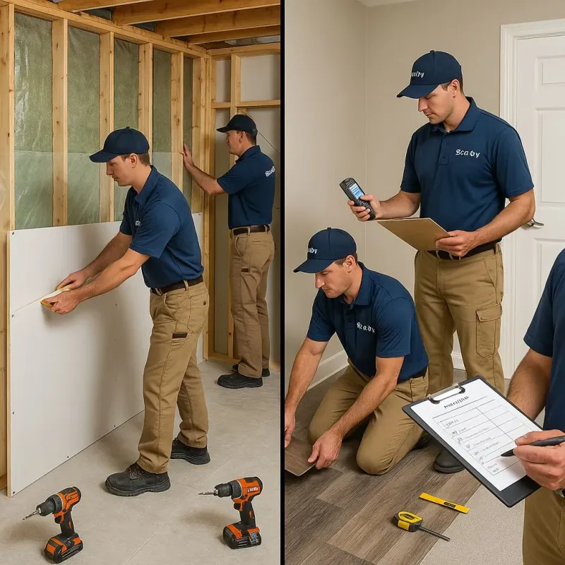 Repairs and Reconstruction process in Franklinville, NC